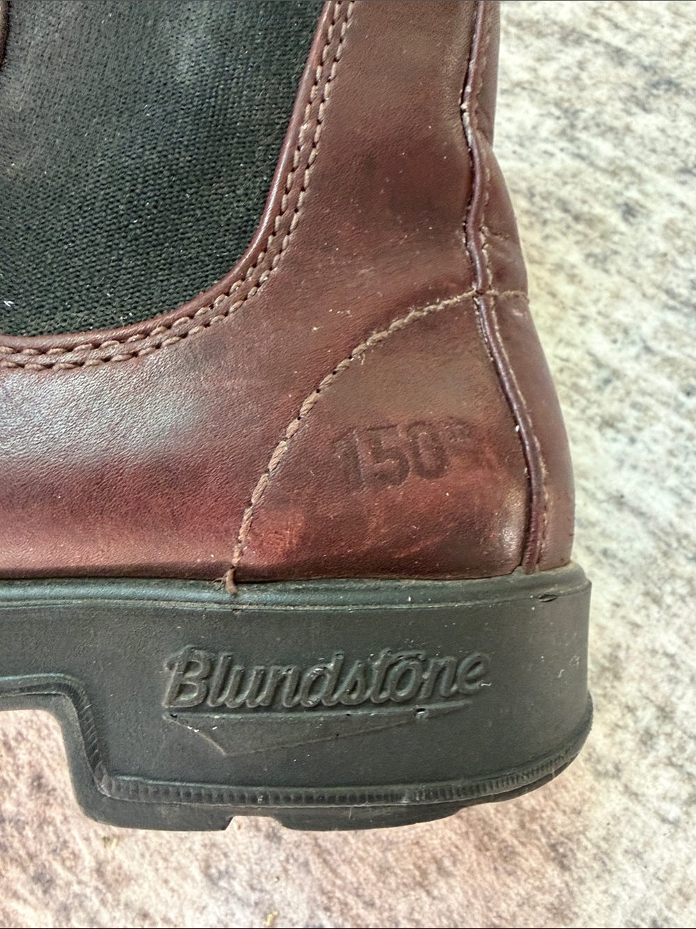 Limited Edition Blundstone 150th Anniversary Chelsea Boots in Auburn Leather 7.5 - Picture 10 of 16
